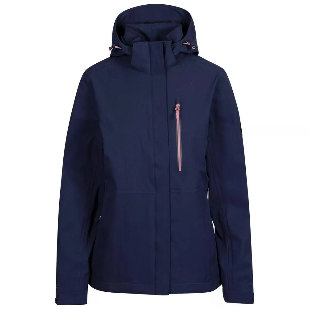 Katya DLX Waterproof Jacket - Navy - Size: M - Trespass - FashionsVida