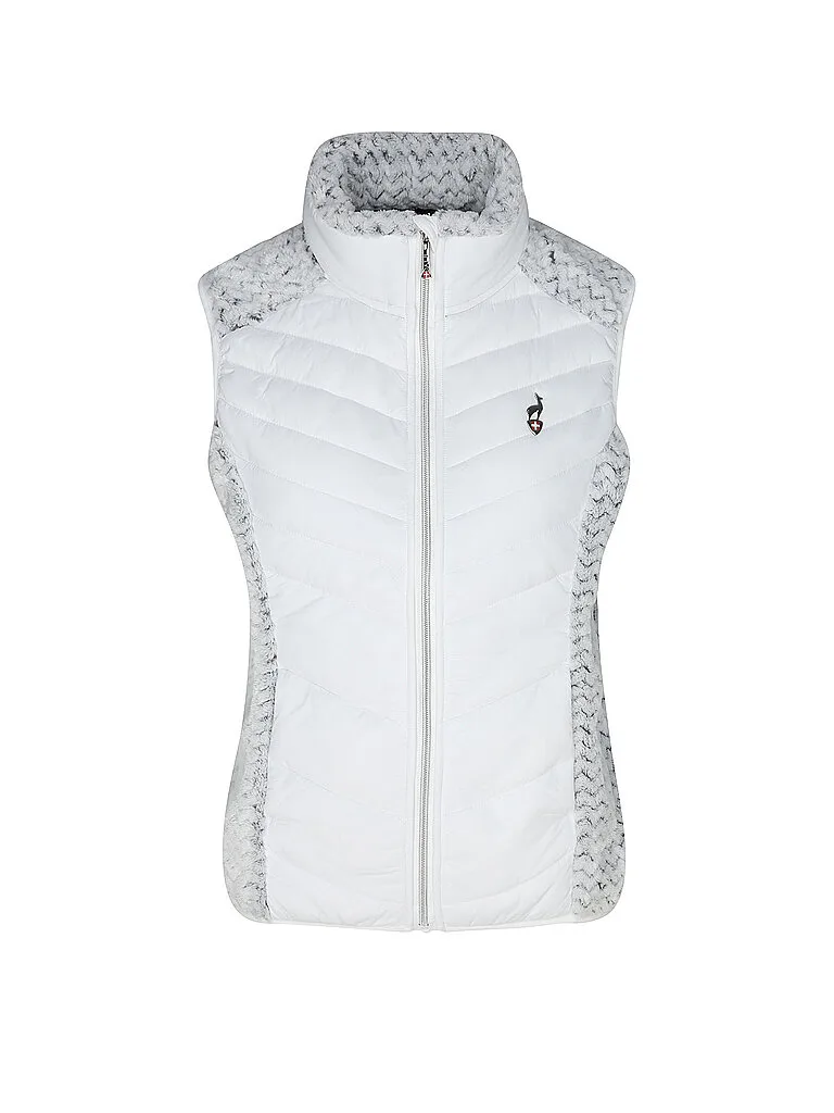 Chaleco híbrido Corda para mujer blanco L - Aulp - FashionsVida