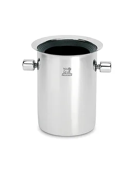 Champagnerkühler mit Kühlakku 19cm Edelstahl silber baby - Peugeot - FashionsVida