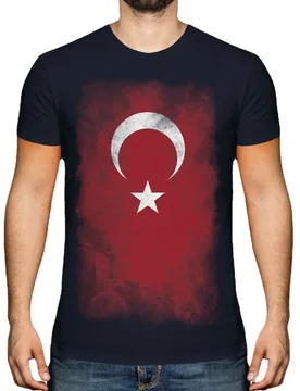 Turkey Faded Flag Men's Summer Cotton O-neck Short Sleeve T Shirt Football Gift Shirt - Aliexpress - FashionsVida