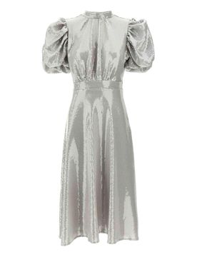 Vestito midi di paillettes