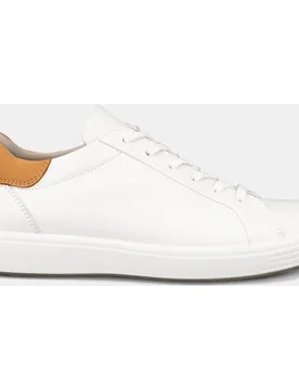 Zapatilla SOFT 7 M de hombre tipo casco bajas en piel con cierre de cordones - ECCO - FashionsVida