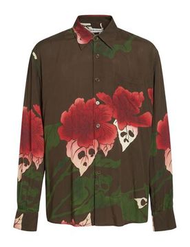 Hemd Herren Militärgrün 48 Herren