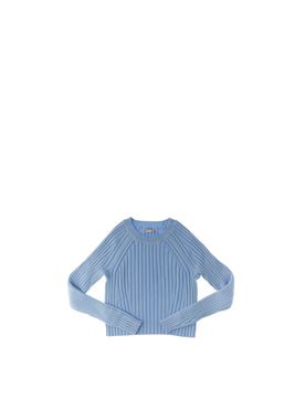 Maglia girocollo AZZURRO POLVERE 146/152