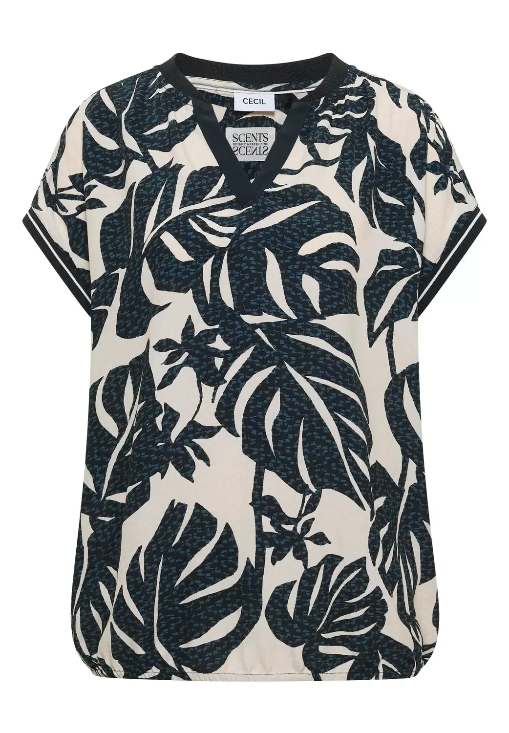 TOS AOP Mix Blouse female - S - FashionsVida