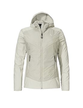 Veste hybride Style Blaueis à capuche crème 38