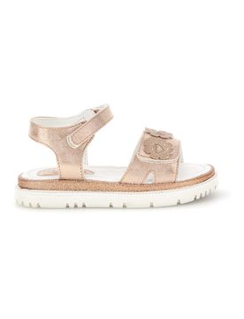Sandali rosa applicazioni floreali cinturino regolabile 229599 29