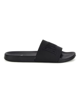 Ciabatte nere con logo EV068 46