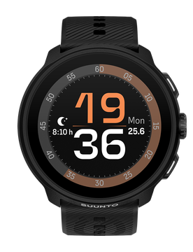 Suunto Run All Black with Silicone Strap
