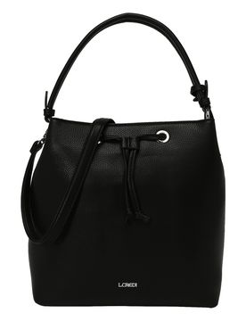 L.CREDI Bolso saco 'Ebony' negro