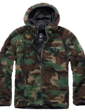 Jacke Teddyfleece Worker Jacket - Darkcamo / 4XL Herren Darkcamo adult Herren
