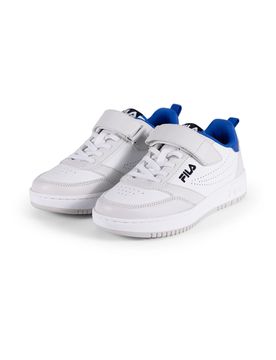 Sneakers Bianche Con Strappo In Velcro Rega Kids 33