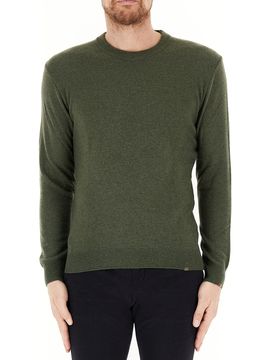 Maglione misto lana VERDE OLIVA M