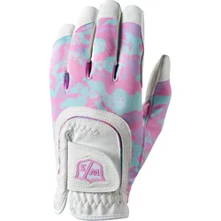Junior Handschuh Fit All, weiss/pink one_size_fits_all