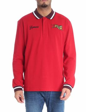 Kenzo Polo Jumping Tiger rossa