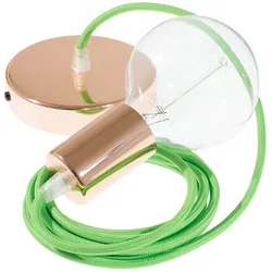 Cables Suspension Luminaire Rm18 50 Cm Green Lime / Copper One Size