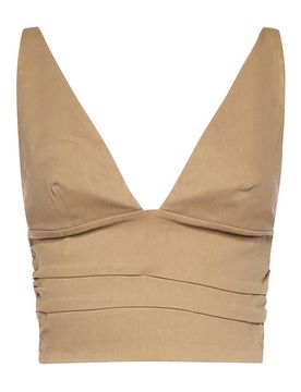 Pinko Top in lino rubino