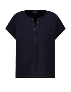 Monari Blusenshirt bleu marine 38 - monari - FashionsVida