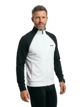 Felpa Con Zip Join Saggy 10276629 White XL