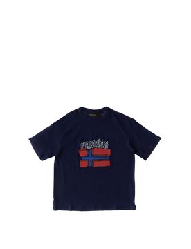 T-shirt girocollo BLU NAVY 14