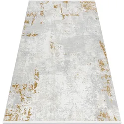 Teppiche Moderner Teppich Duke 51378 Creme / Gold 80x150 Cm 80x150 Cm