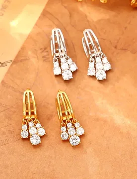 Fashionable and Exquisite Super Sparkling Zircon Tassel Earrings Niche Light Luxury High-end Versatile Earrings for Women - Aliexpress - FashionsVida