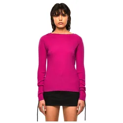 Maglietta A Maniche Lunghe Julia Pink L
