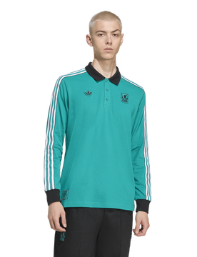 Liverpool Fc Terrace Icons Polo Shirt Uomo - Polo Verde - Taglia XXL - Jersey di cotone XXL