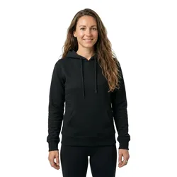 Felpa Con Cappuccio Organic Black 2XL