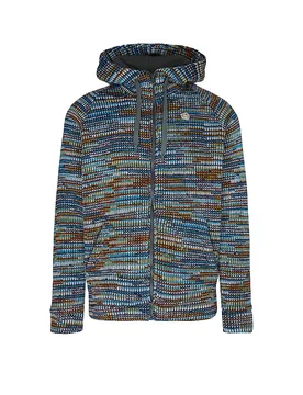Veste polaire Happy Woolmix Hoodie bleu marine XL - E9 - FashionsVida