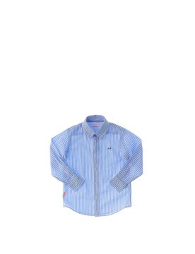 Camicia in cotone AZZURRO 10A