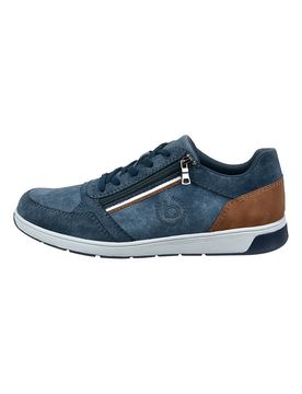 Sneakers blu con lacci e zip laterale 3333071350004000 42