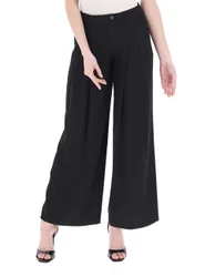 LINKS Pantalone wide leg NERO 40