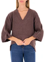 Maglione scollo V NOCCIOLA XS