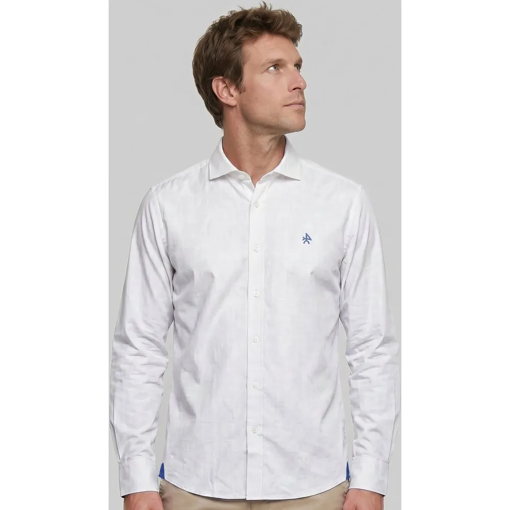 Camisa lino de hombre corte classic lisa - Valecuatro - FashionsVida