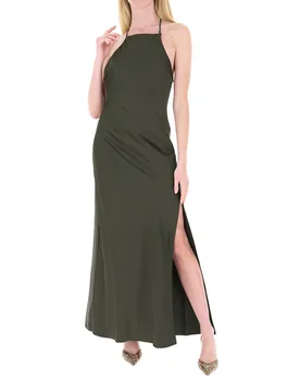 Abito in satin VERDE MILITARE 44 - Patrizia pepe - FashionsVida