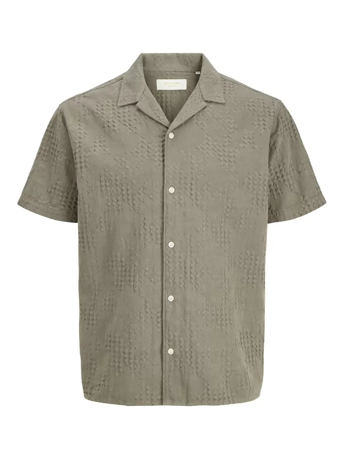 JORCASSIS JACQUARD RESORT SHIRT SS mae - L - FashionsVida