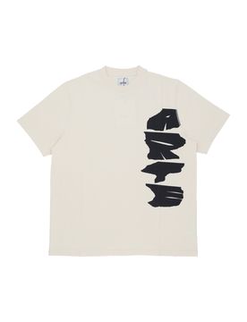 Maglietta Uomo Side Logo Tee Cream