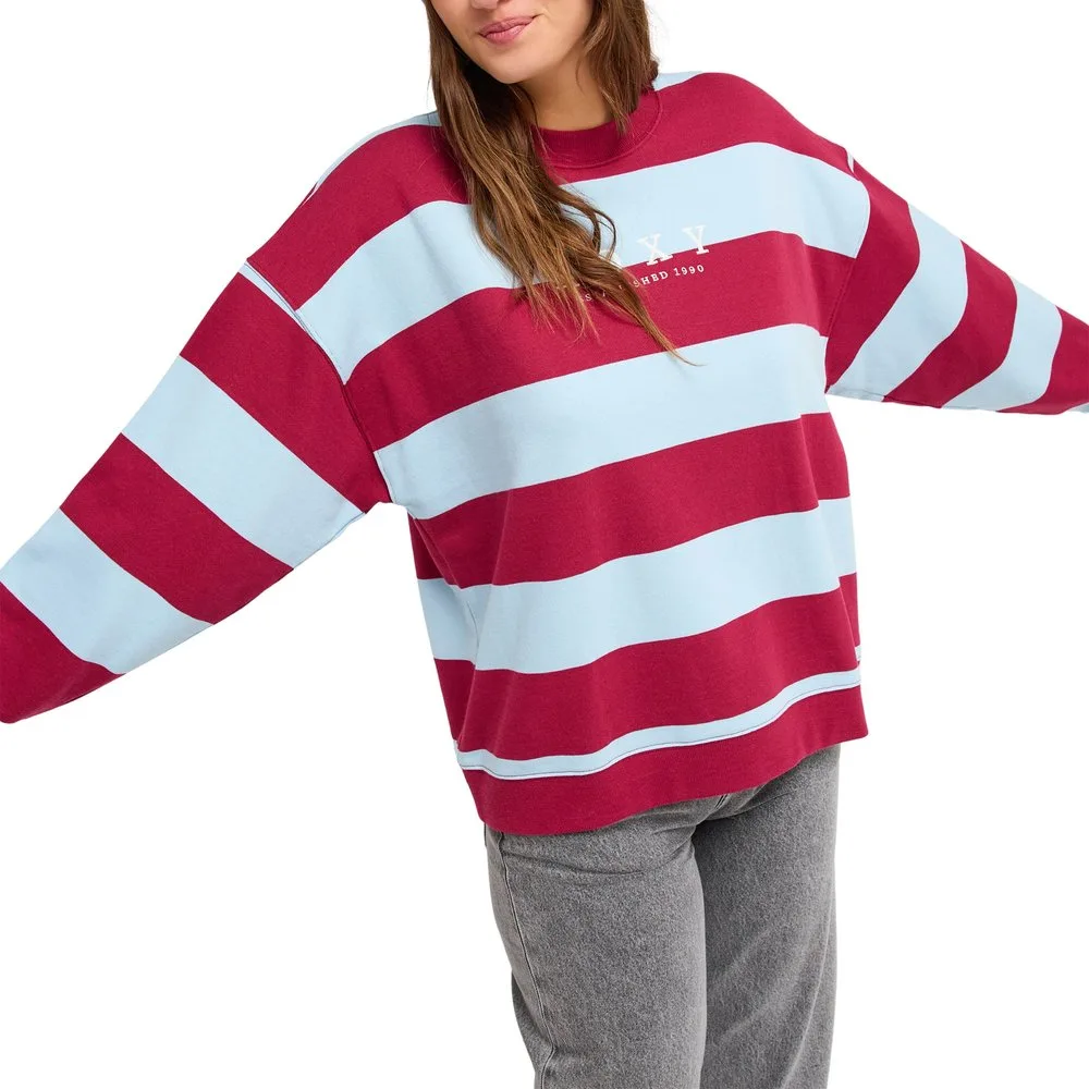 Sudadera de mujer Strictly Stripes - Roxy - FashionsVida