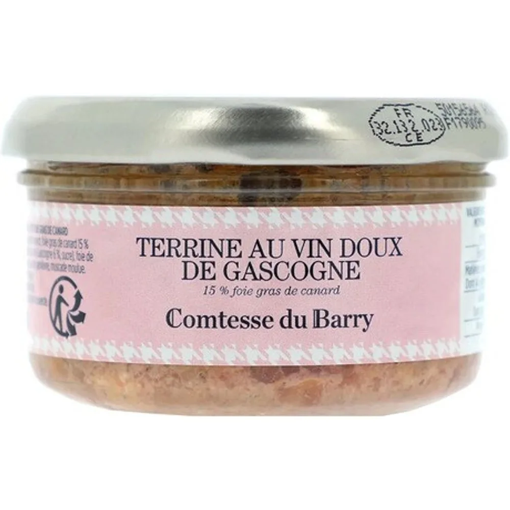 Paté al vino dulce de Gascogne con 15 % de foie gras - Comtesse du Barry - FashionsVida