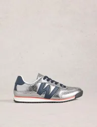 Metallic Trainers Silver female