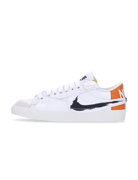 Scarpa Bassa Uomo Blazer Low 77 Jumbo White/black/summit White/magma Orange - Nike - FashionsVida