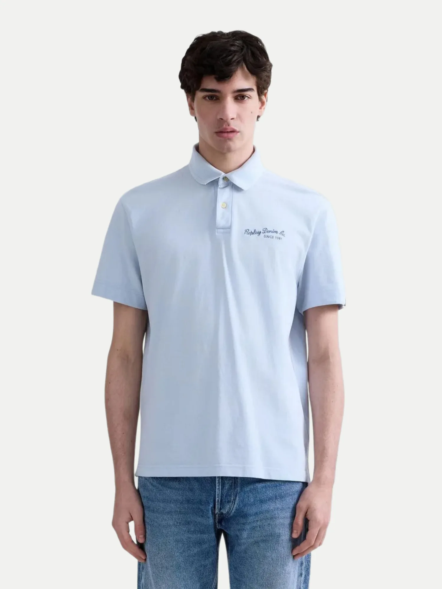 Replay Poloshirt Blau 3XL - Replay - FashionsVida