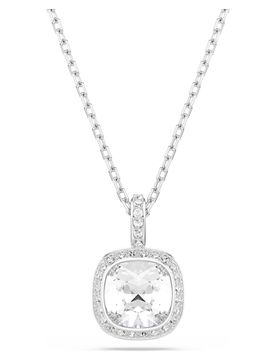 Una Angelic AnhÃ¤nger, Kissenschliff, WeiÃŸ, Rhodiniert Unisex OS