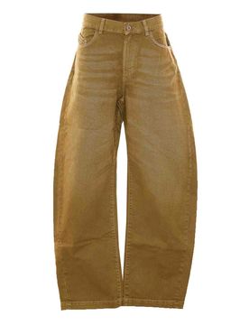The Attico jeans verdi bruschi