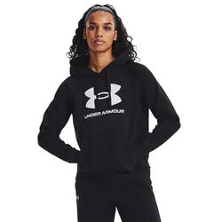 Sweat à Capuche Rival Fleece Big Logo Black 001 / White 100 L