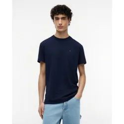 Camiseta de hombre de manga corta con corte regular y logotipo bordado