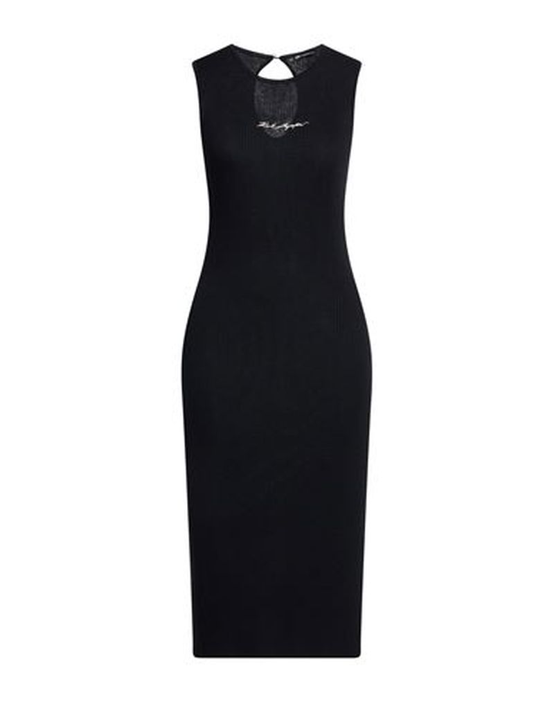 Vestido midi Mujer Negro M,S,XS Mujer