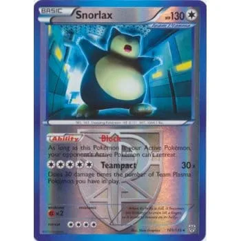 Pokemon Plasma Storm 101/135 Snorlax (Reverse Holo) - Pokémon - FashionsVida