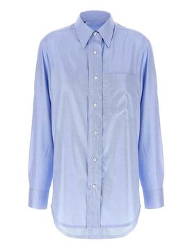 Camicia di cotone dell'isola del mare